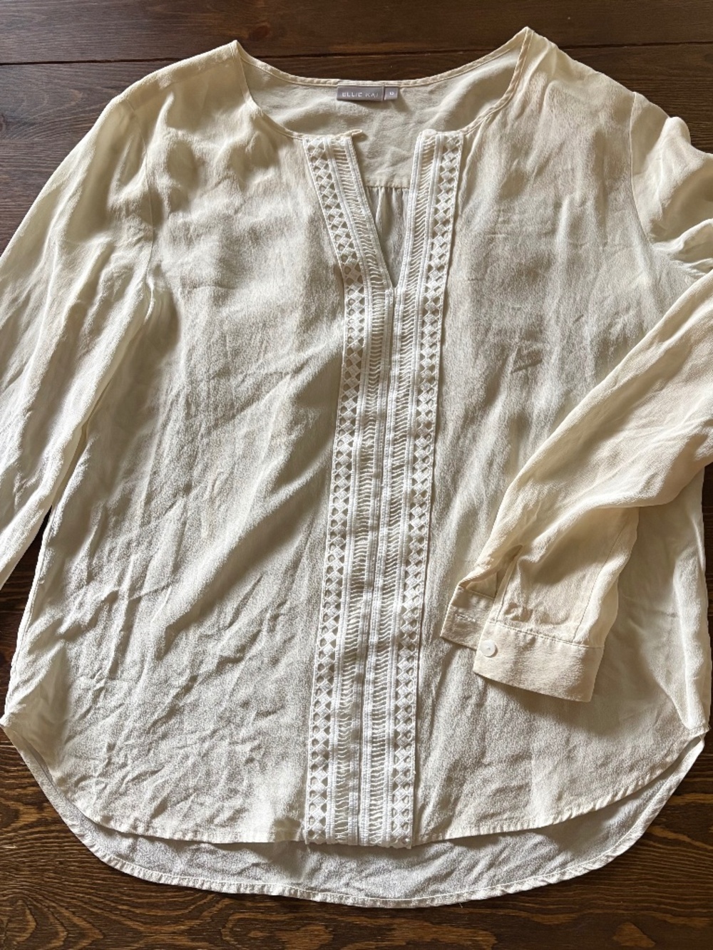 Silk Cream Blouse